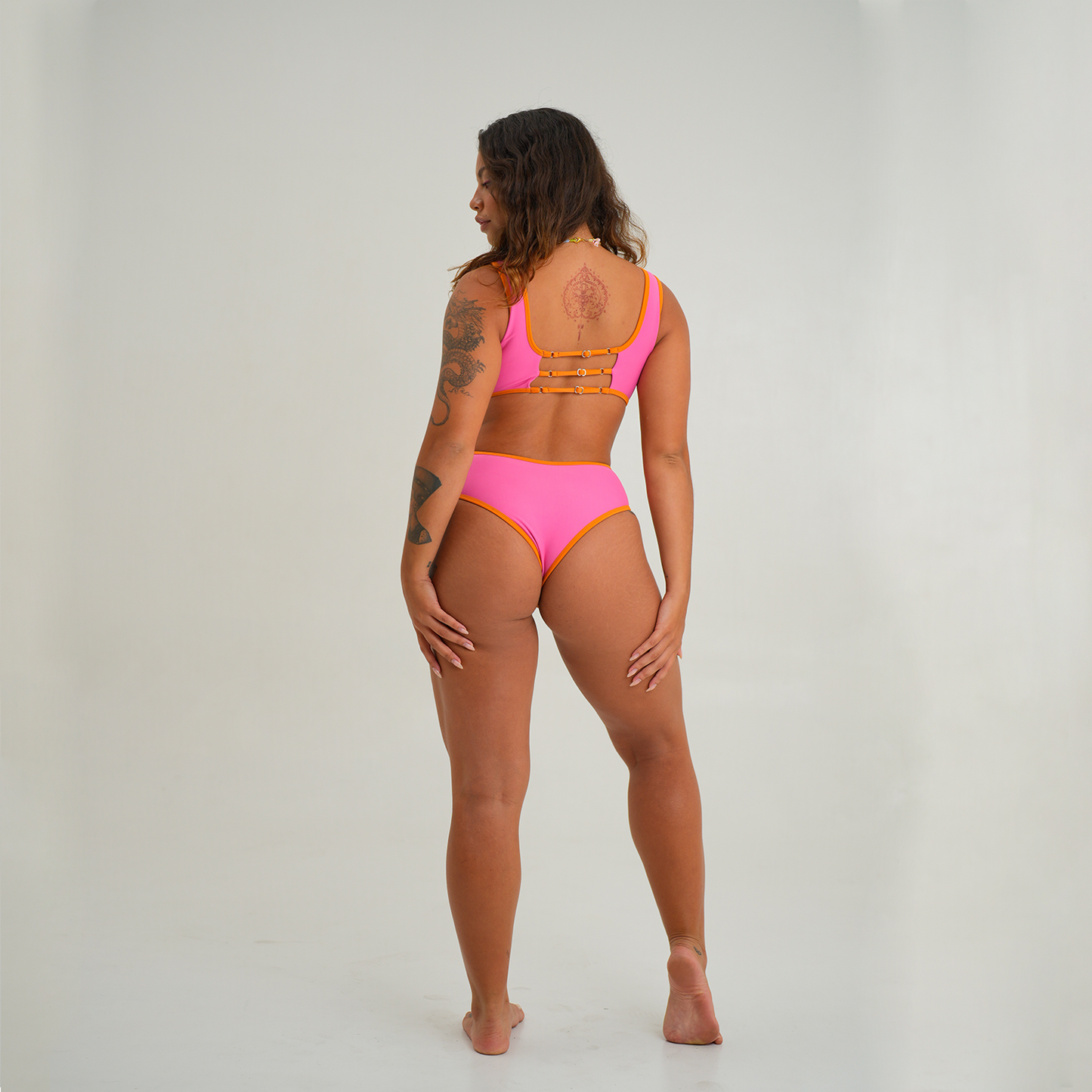 Barbie Pink - Elle Cut-Out Surf One Piece