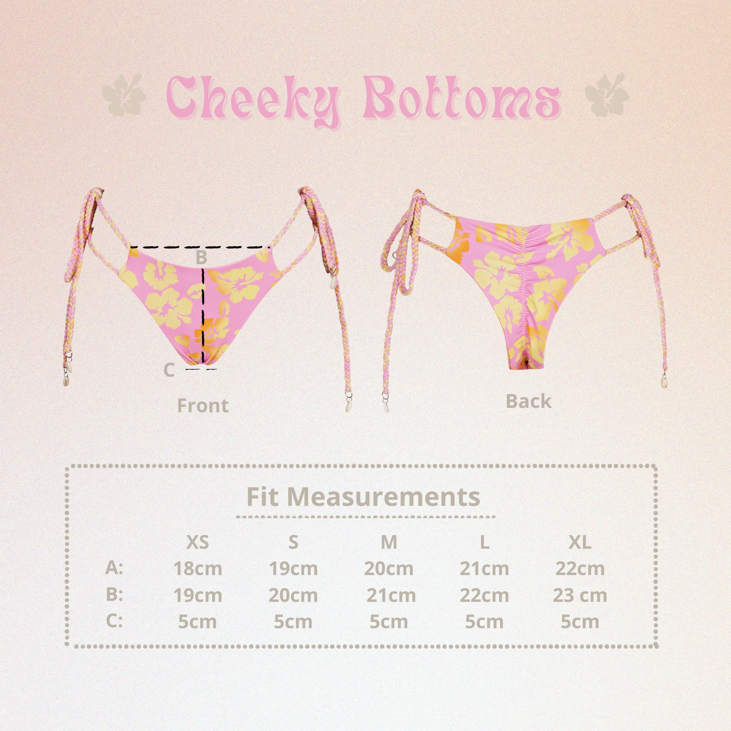 Mojito - Braided Cheeky Bottom