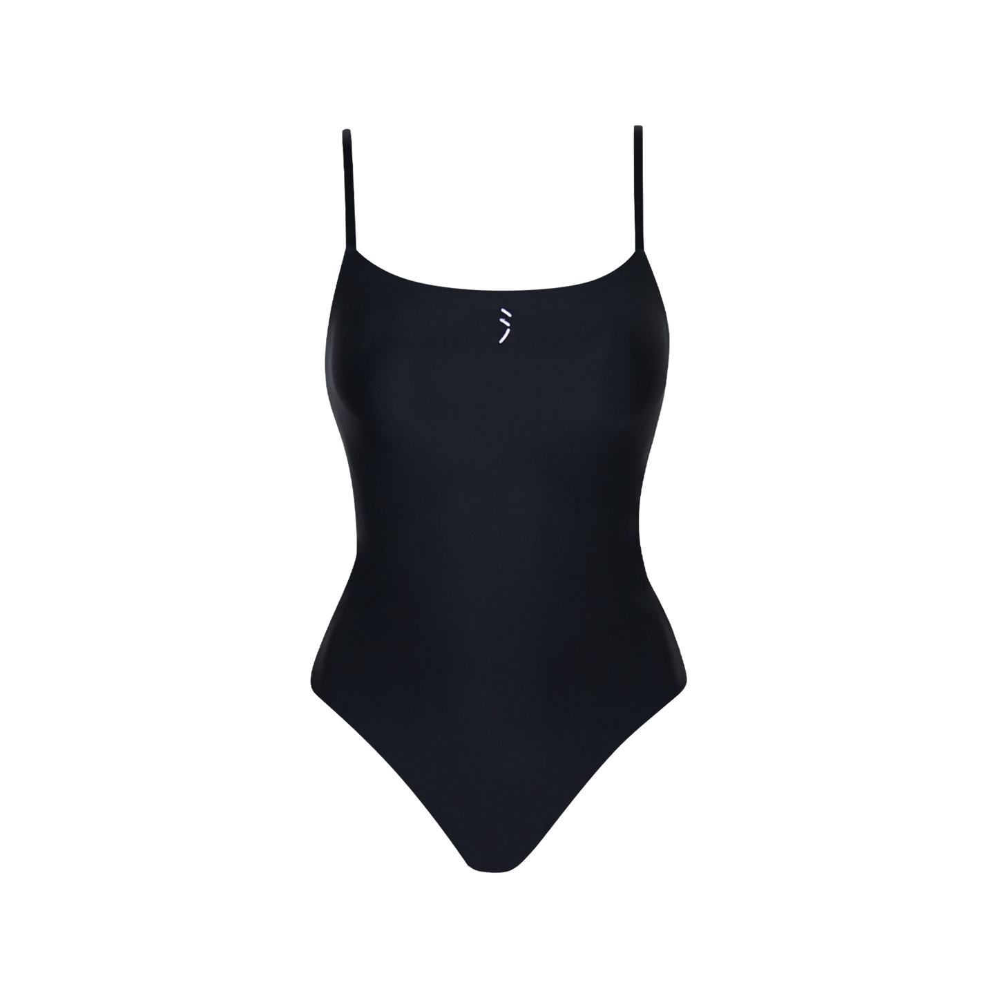 Midnight Black - Cami One-Piece Surf Suit