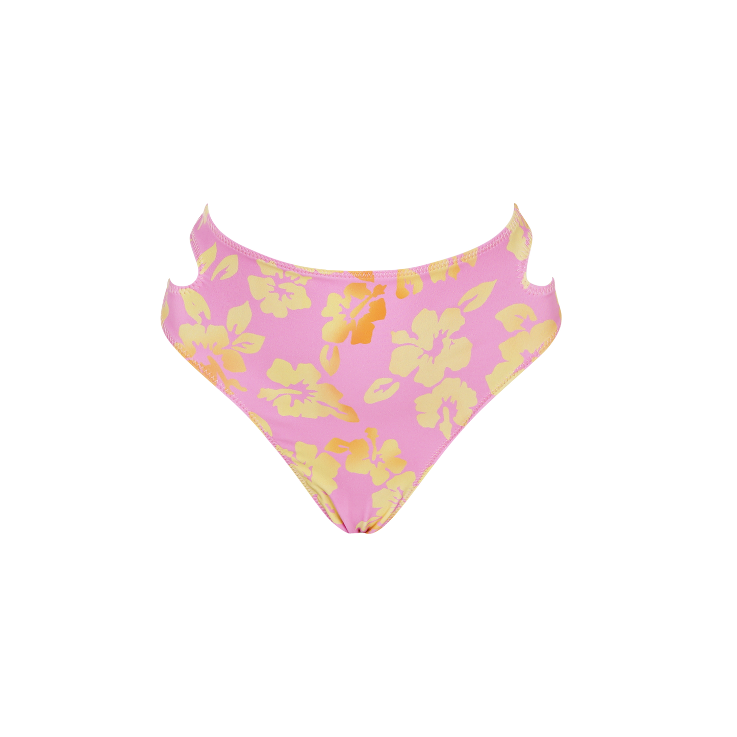 Hawaiian Sunset - High Waist Cut-Out Bottom
