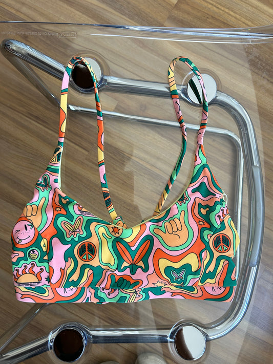 Seafoam Disco - Sports Classic Bikini Top