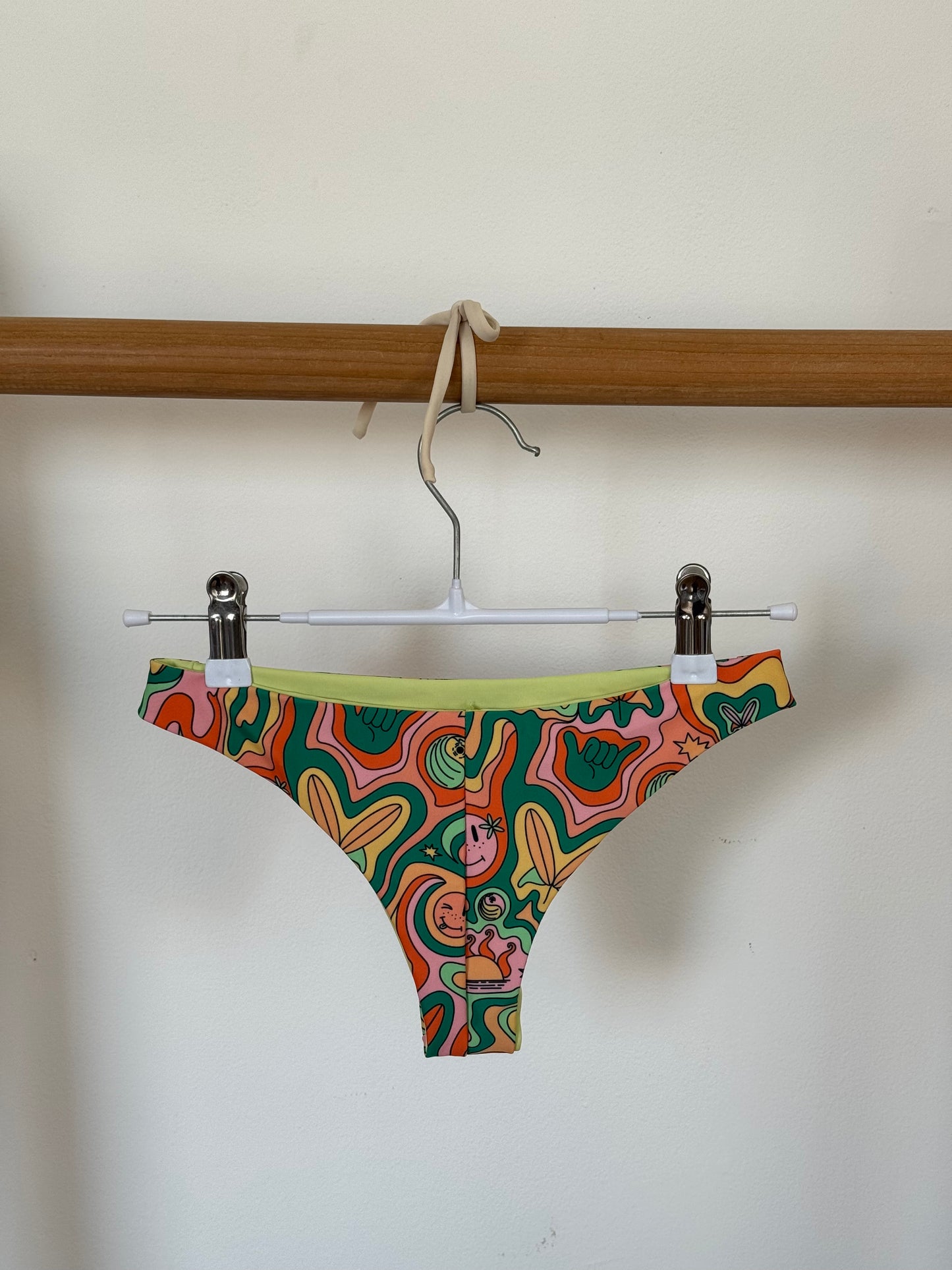 Seafoam Disco - Classic Cheeky Bikini Bottom