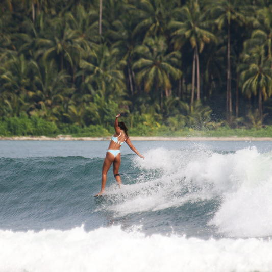 Sky Blue - London Surf Bikini Top