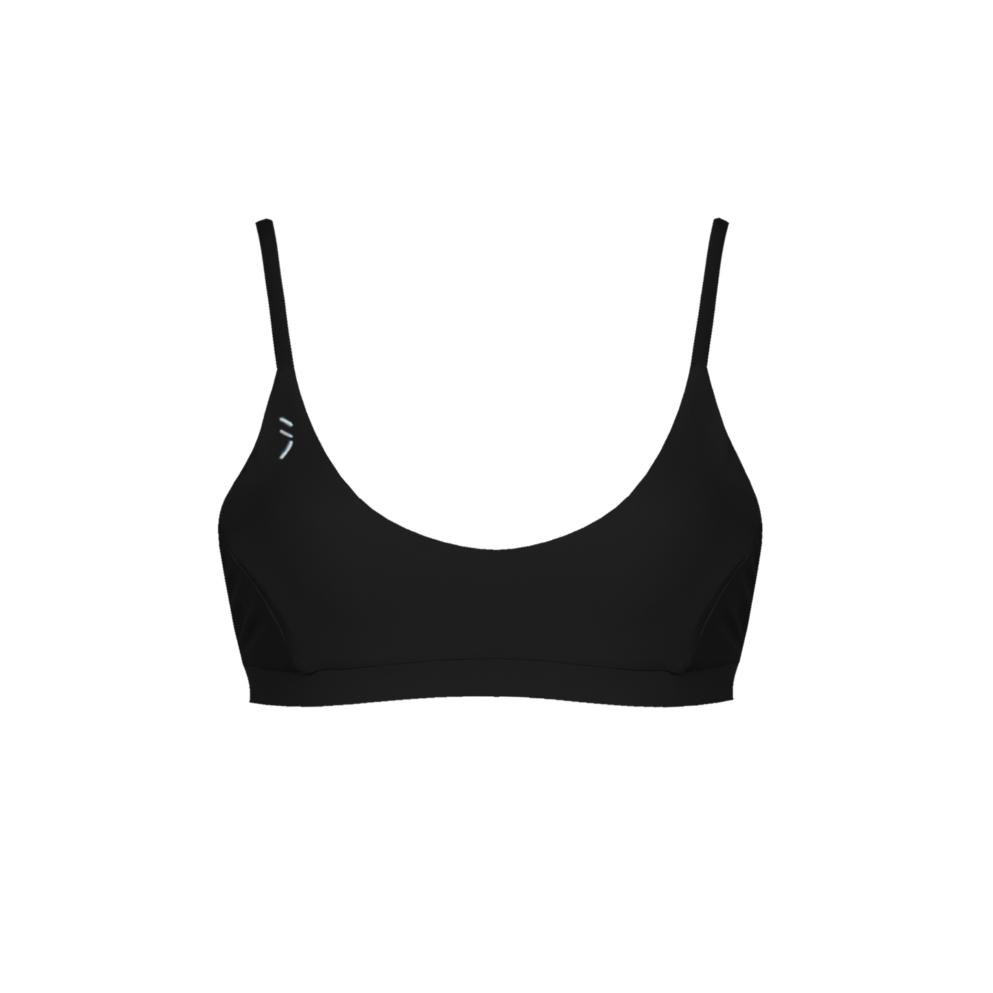 Midnight Black - Sports Classic Surf Bikini Top